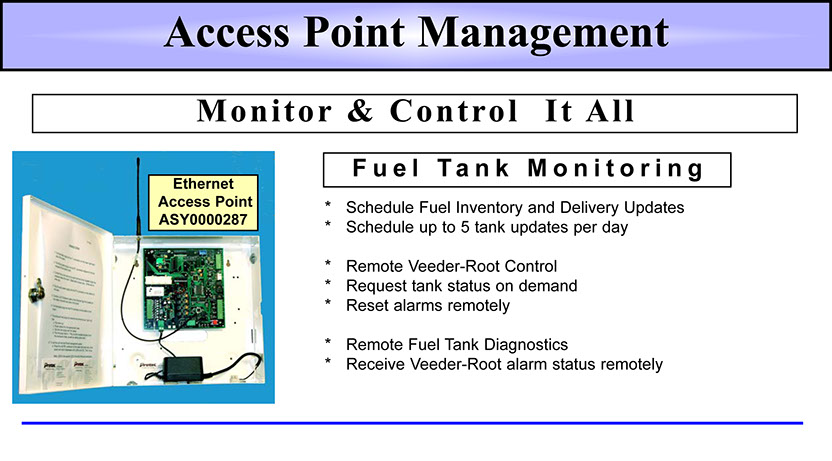 Image of Protel's FMS fuel tank monitoring solution.